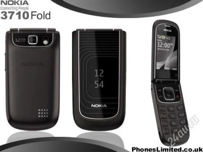Лот: 1338106. Фото: 1. Nokia 3710 black. Кнопочные мобильные телефоны