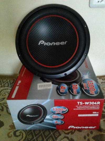 Лот: 7075035. Фото: 1. Сабвуфер Pioneer ts-w304r. Сабвуферы