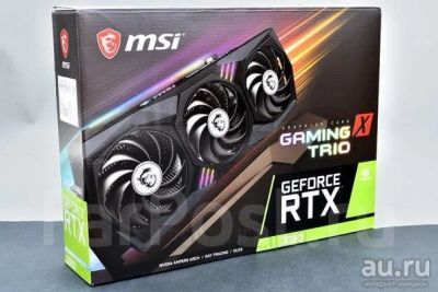 Лот: 16828265. Фото: 1. MSI RTX 3080 Gaming X TRIO не... Видеокарты