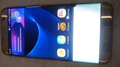 Лот: 10198560. Фото: 1. Samsung Galaxy s7 edge (поврежден... Смартфоны