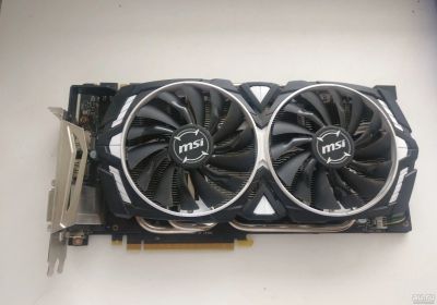 Лот: 13200113. Фото: 1. MSI Armor GeForce GTX 1070 8Gb. Видеокарты