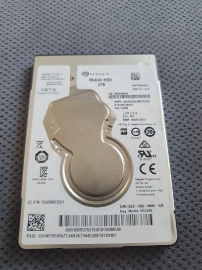 Лот: 17697454. Фото: 1. HDD 2.5" 2Tb жесткий диск для... Жёсткие диски (HDD)