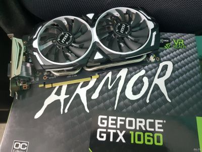 Лот: 13410877. Фото: 1. Видеокарта MSI GeForce GTX 1060... Видеокарты