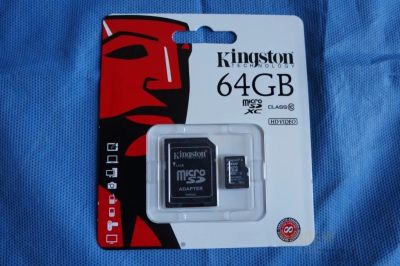 Лот: 12802136. Фото: 1. карта памяти kingston 64 gb 10... Карты памяти