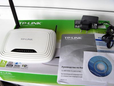 Лот: 16546196. Фото: 1. Роутер TP-Link TL-WR741ND версии... Маршрутизаторы (роутеры)