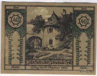 Лот: 1414764. Фото: 1. Австрия. Нотгельд. 40 геллер 1920г... Германия и Австрия