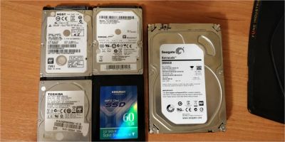 Лот: 11240601. Фото: 1. Нерабочие диски 320-3000Gb + 60... Жёсткие диски (HDD)