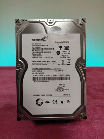 Лот: 23688095. Фото: 1. HDD 1 Tb/Seagete /SATA/3,5"/7200... Жёсткие диски (HDD)