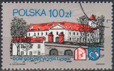 Лот: 25054220. Фото: 1. 1989. Польша. Открытие Дома иностранных... Марки