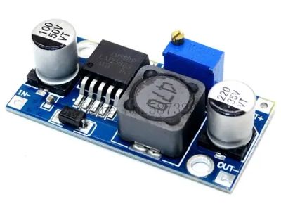 Лот: 24679679. Фото: 1. Понижающий SMD модуль DC-DC 4... Трансформаторы, катушки