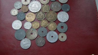 Лот: 7519127. Фото: 1. 30 монет европы до 1950г. Наборы монет
