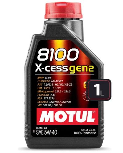 Лот: 24421699. Фото: 1. Масло моторное Motul 8100 X-Cess... Масла, жидкости