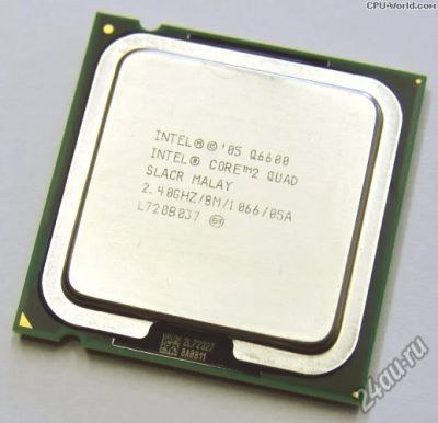 Лот: 5057446. Фото: 1. CPU Intel Core 2 Quad Q6600 Kentsfield... Процессоры