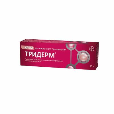 Лот: 23991834. Фото: 1. Тридерм крем для наружного применения... Лекарства