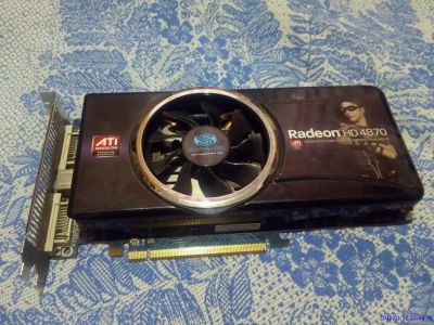Лот: 10926936. Фото: 1. Видеокарта Radeon HD4870. Видеокарты