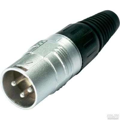 Лот: 14957560. Фото: 1. XLR разъем под пайку M male папа. Разъёмы