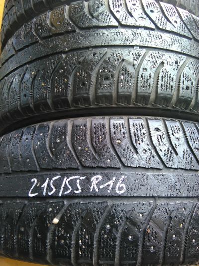 Лот: 12230802. Фото: 1. 215/55 R16 Bridgestone пара. Шины