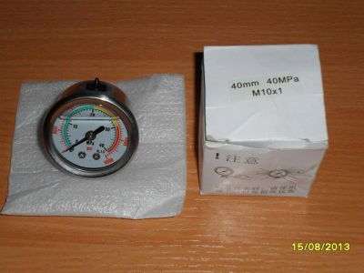 Лот: 3143072. Фото: 1. Манометр 40 MPa, новый! Обмен!. Аксессуары, запчасти