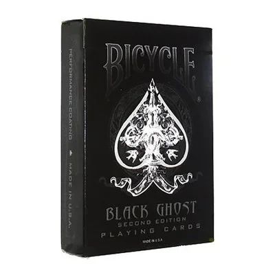 Лот: 13007708. Фото: 1. Карты Bicycle Ghost Black от Ellusionist... Настольные игры, карты