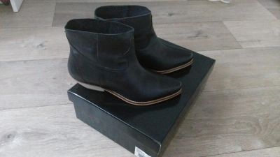 Лот: 3163977. Фото: 1. Казаки из натуральной кожи Asos... Ботильоны, полусапожки