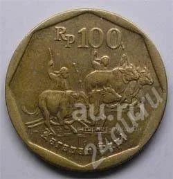 Лот: 18849386. Фото: 1. Индонезия. 100 рупий 1993г. Австралия и Океания