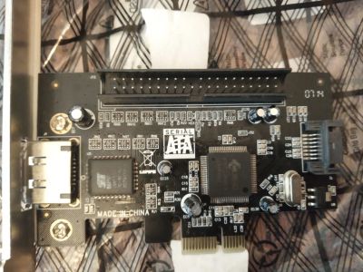 Лот: 17506150. Фото: 1. Контроллер PCI-E JMB363 1xE-SATA... Платы расширения, контроллеры, доп. порты