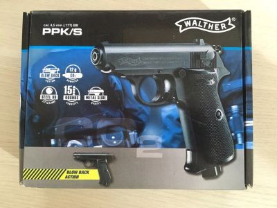 Лот: 10012229. Фото: 1. Пневматический пистолет Walther... Пневматическое оружие