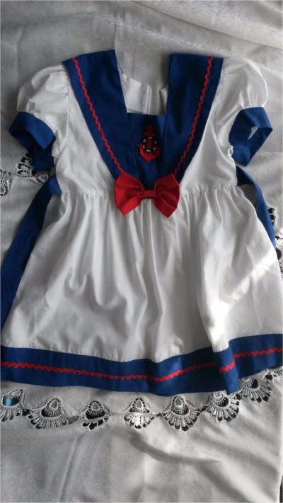 Лот: 10209972. Фото: 1. Платье морячка для девочки 6 лет... Платья, сарафаны