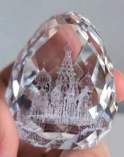 Лот: 23273035. Фото: 1. Сувенир Стеклянное яйцо. Другое (сувениры, подарки)