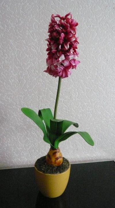 Лот: 9149380. Фото: 1. композиция - гиацинт. Декупаж