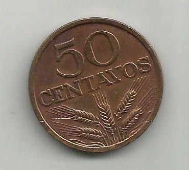 Лот: 9468727. Фото: 1. Португалия 50 сентаво 1976. Европа