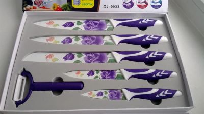 Лот: 3583013. Фото: 1. новый набор керамических ножей... Столовые приборы, ножи