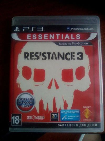 Лот: 7223322. Фото: 1. Resistance 3. Игры для консолей