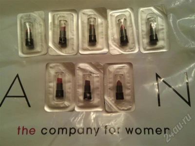 Лот: 542893. Фото: 1. Пробники помады Avon '' Мега цвет... Унисекс парфюмерия