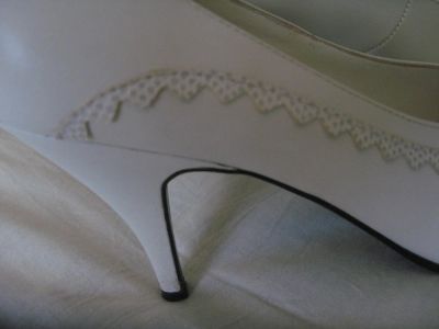Лот: 6925491. Фото: 1. туфли белые кожанные ( отлично... Туфли для невесты