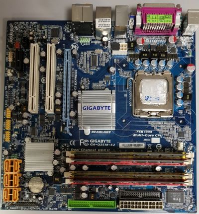 Лот: 12792107. Фото: 1. Комплект GigaByte GA-Q35M-S2... Комплекты запчастей