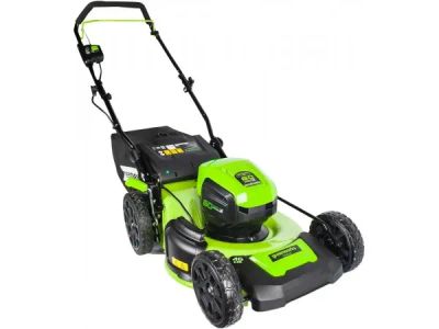 Лот: 23457720. Фото: 1. Электрическая газонокосилка Greenworks... Бензо-, мотоинструмент