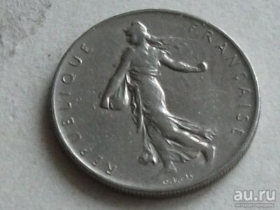 Лот: 8326673. Фото: 1. Монета 1 франк один Франция 1960... Европа
