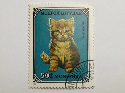 Лот: 23316573. Фото: 1. Домашние кошки. Персидский красный... Марки