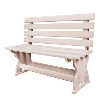 Лот: 11373113. Фото: 1. Скамейка со спинкой ольха 1400... Банные принадлежности