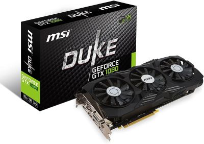 Лот: 17162221. Фото: 1. MSI GTX 1080 DUKE 8GB. Видеокарты