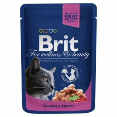 Лот: 15055859. Фото: 1. Brit (Брит) Лосось Форель пауч... Корма
