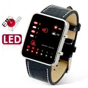 Лот: 4451093. Фото: 1. LED-часы бинарные "8/32". Оригинальные наручные часы