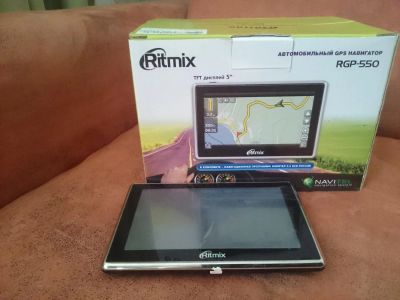 Лот: 5297136. Фото: 1. GPS-навигатор Ritmix RGP-550 Navitel... GPS-навигаторы