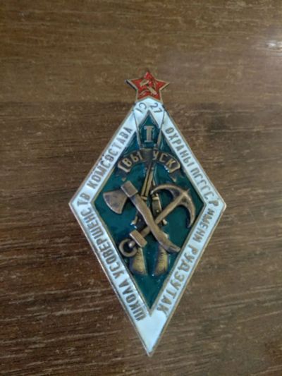 Лот: 24574790. Фото: 1. знак ранних советов 1 выпуск Школа... Юбилейные