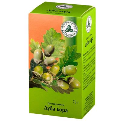 Лот: 23733539. Фото: 1. Дуб кора 75 г. Лекарства