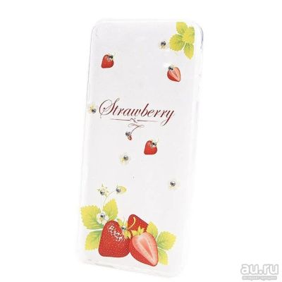 Лот: 9261741. Фото: 1. Кейс силиконовый - SC001 со стразами... Чехлы, бамперы