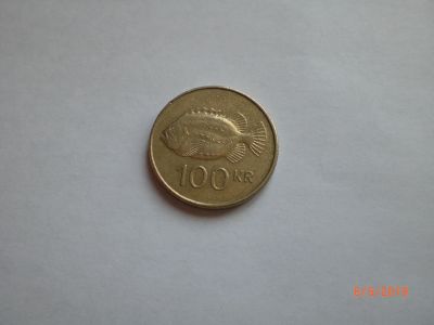Лот: 13701823. Фото: 1. Исландия. 100 крон 1995. Европа
