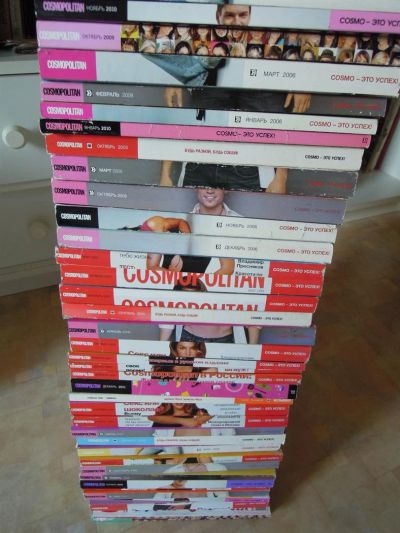 Лот: 3315852. Фото: 1. огромная коллекция журналов Cosmopolitan... Красота и мода