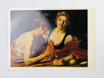 Лот: 23298485. Фото: 1. Герард фан Хонтхорст. Пастух и... Открытки, конверты